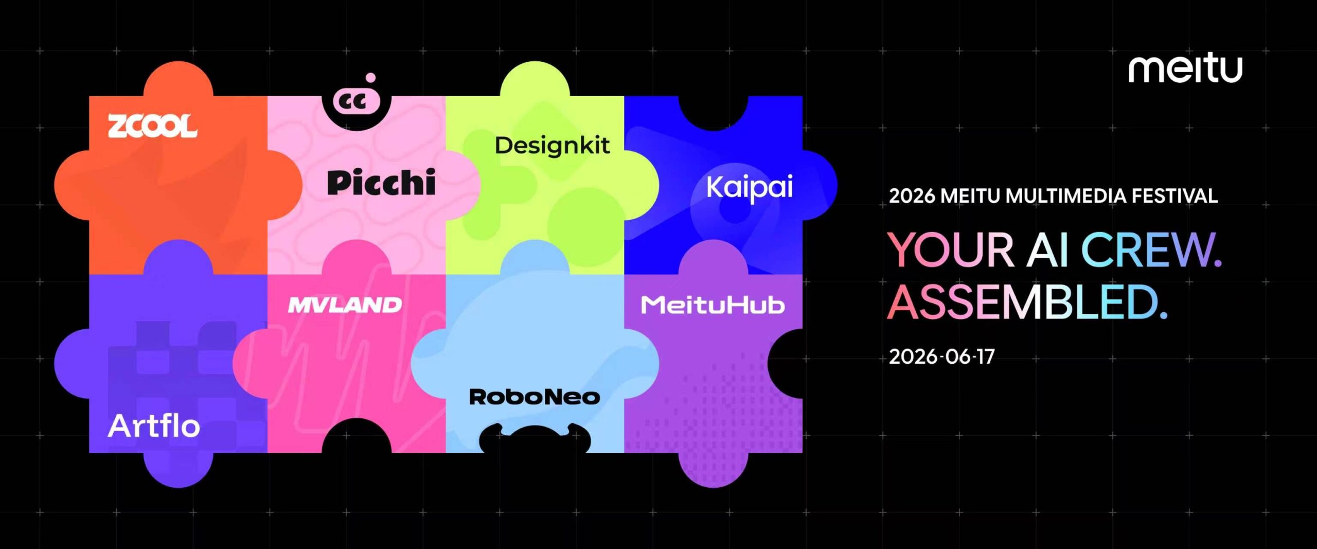 2026 Meitu Multimedia Festival Unveils 8 AI Products, Declares“Your AI Crew Assembled.”Place of release: Xiamen, China