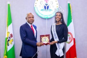 Read more about the article Gov Mbah hails Enugu-born Chidimma on emerging 1st runner-up at Miss Universe Mexico 2024