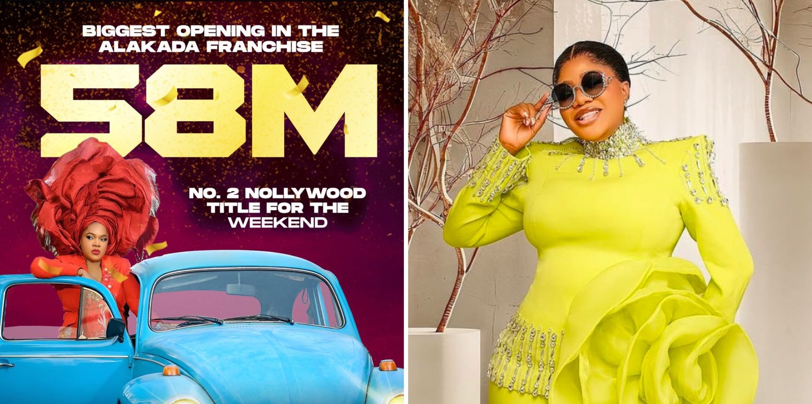 You are currently viewing Toyin Abraham’s ‘Alakada! Bad and Boujee’ makes N58m in first weekend at box office – The Sun Nigeria