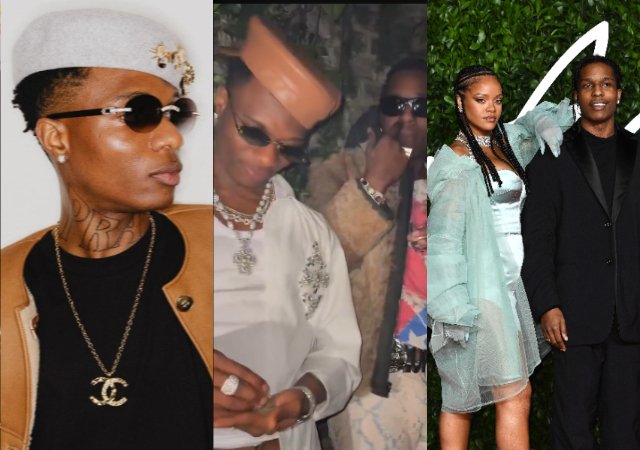 You are currently viewing Wizkid spotted with Rihanna, ASAP Rocky, Dave Chappelle in London – The Sun Nigeria