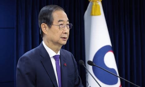 You are currently viewing South Korean lawmakers impeach Acting President Han Duck-soo – The Sun Nigeria