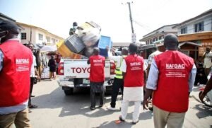 Read more about the article NAFDAC shuts down over 240 factories producing adulterated products, seals Aba’s Cemetery market again 