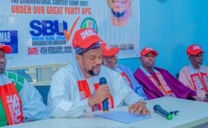 Read more about the article SBU Vanguard drums support for Bauchi senator’s guber bid